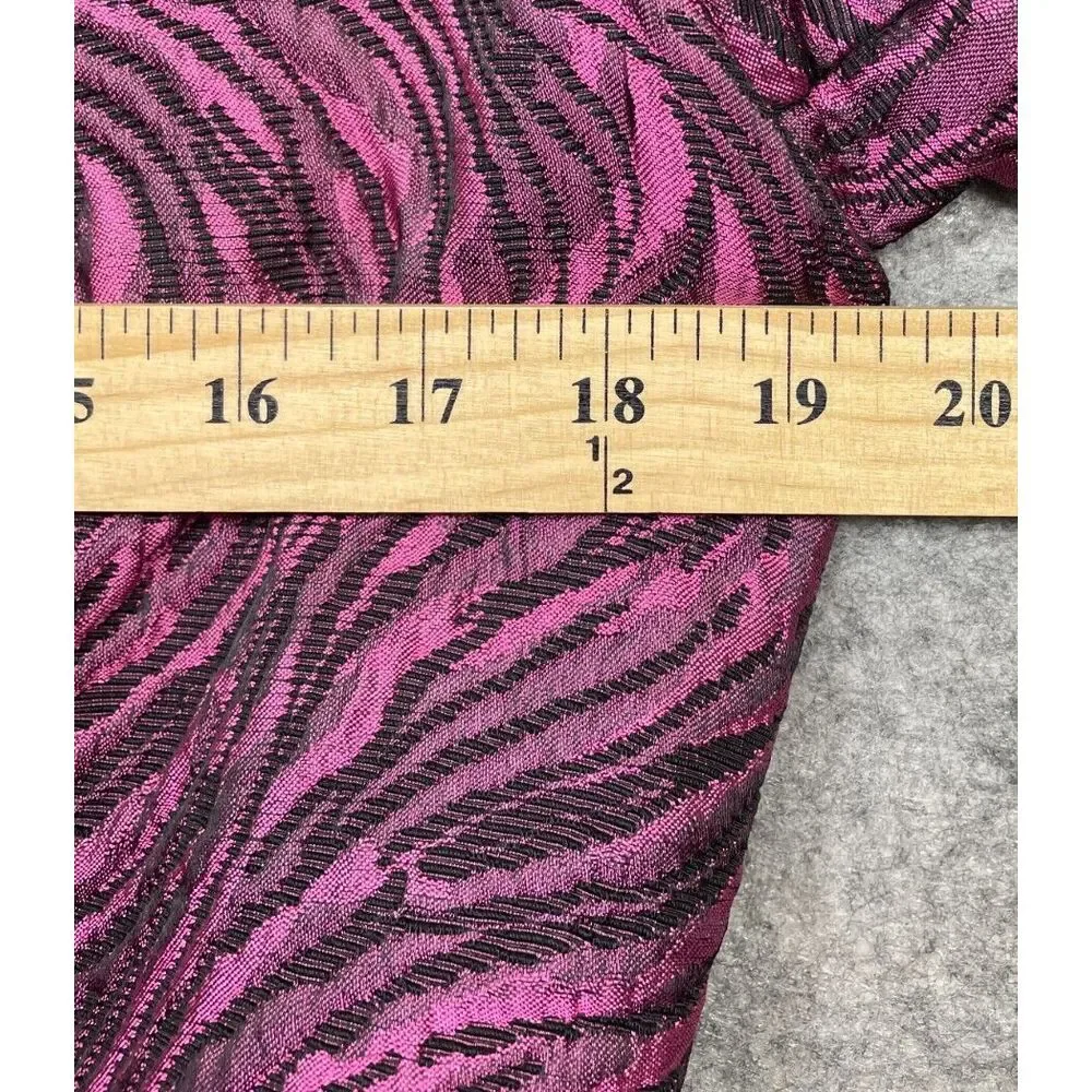 Vintage Elizabeth Courtney Bob Mackie Costumes Mens Jacket Theater Pink Black S